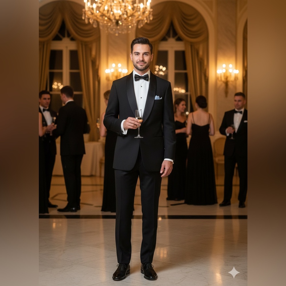 After Six Elegant Black Tuxedo